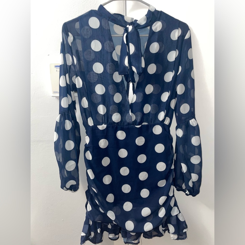 Petite Polka Dot Dress - Size Medium- NWT